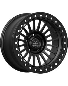 Big Bull Alpha 17x9 5x139.7 Matte Black w/ Black Ring