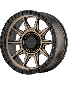 American Racing AR202 16X8 6X139.7 Matte Bronze Black Lip