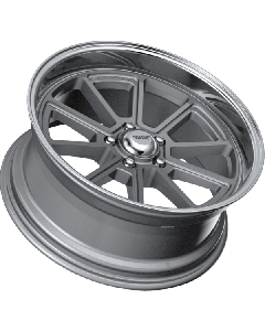 American Racing VN510 Draft 18X10 5X114.3 Vintage Silver Diamond Cut Lip