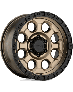 American Racing AR201 16X8 5X114.3 Matte Bronze W/ Black Lip
