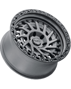 Black Rhino Shredder 17X9 5X127 Matte Gunmetal With Black Lip Edge