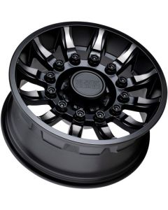 Black Rhino Mission 17X8.5 6X139.7 Matte Black With Machined Tinted Spokes