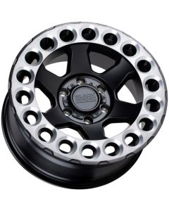 Black Rhino Odessa 17X9.5 5X127 Matte Black W/Machined Tinted Lip & Milled Rings