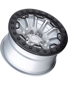 Black Rhino Ouray 17X8.5 6X139.7 Silver With Machined Face