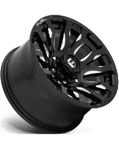 Fuel D673 Blitz 17X9 5X127 Gloss Black Milled