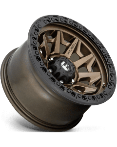 Fuel D696 Covert 16X8 6X139.7 Matte Bronze Black Bead Ring