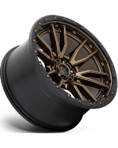 Fuel D681 Rebel6 17X9 6X139.7 Matte Bronze With Black Lip