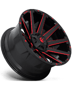 Fuel D643 Contra 20X10 8X170 Gloss Black With Candy Red