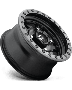 Fuel D557 Anza UTV 15X7 4X137 Matte Black W/Anthracite Ring