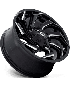 Fuel D753 Reaction 17X9 5X114.3 / 5X127 Glossy Black Milled