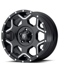 XD WHEELS XD812 Crux 20X9 8X180 Gloss Black Milled