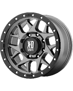 XD Wheels XD127 Bully 17X9 5X127 Matte Gray Black Ring
