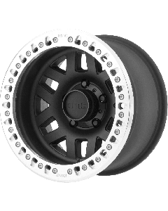 XD Wheels XD229 Machete Crawl 17X9 6X139.7 Satin Black With Machined Ring