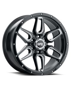 G-FX TR-18 18X9 6X139.7 Gloss Black Milled