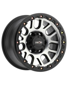 Vision Nemesis 18X9 6X139.7 Matte Black Machined Face