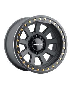 Vision Ojos Beadlock 17X9 6X139.7 Satin Black