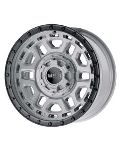 Weld Off-Road Crux W169 17X9 6X135 / 6X139.7 Gloss Armor Grey / Satin Black