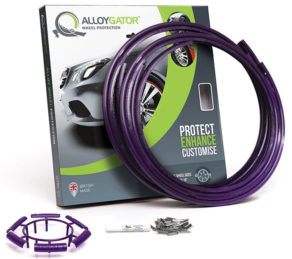 Set of 4 Wheel Protectors - Purple