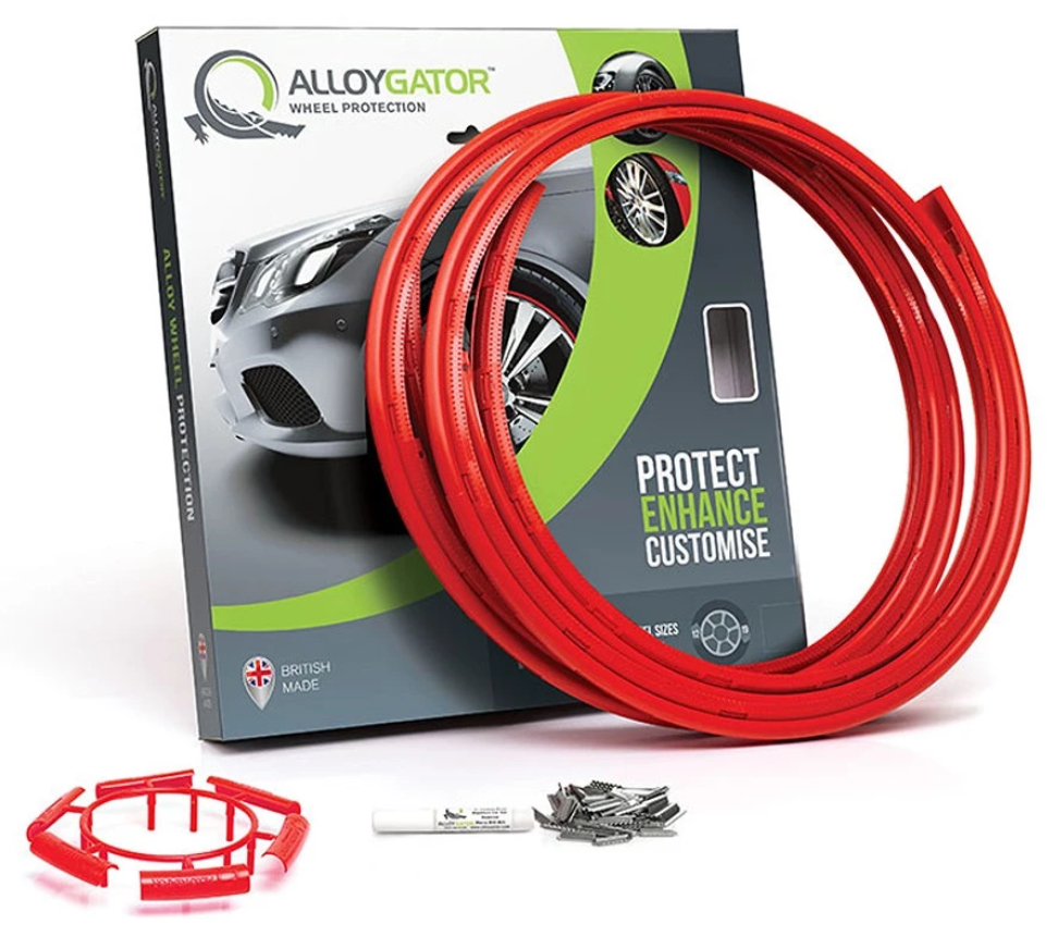 Set of 4 Wheel Protectors - Red