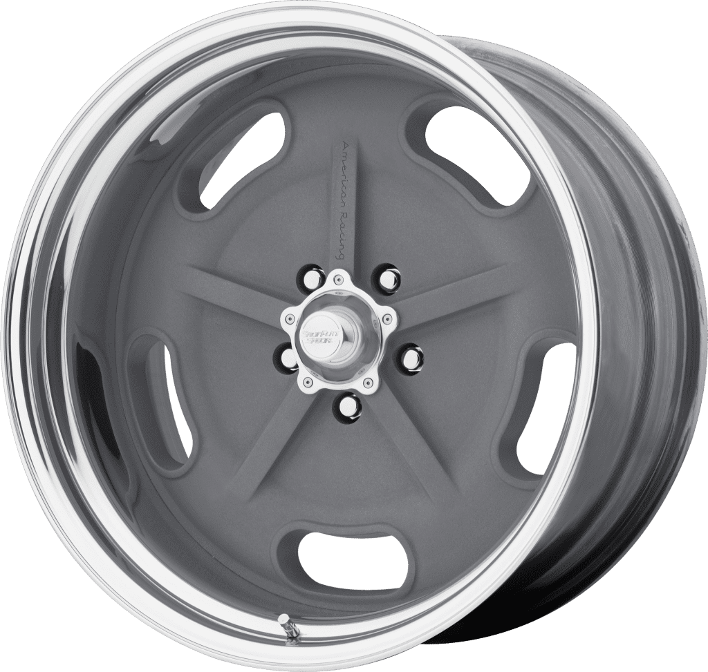 American Racing VN470 Salt Flat 15X10 5X139.7 Mag Gray Center/Polished Barrel