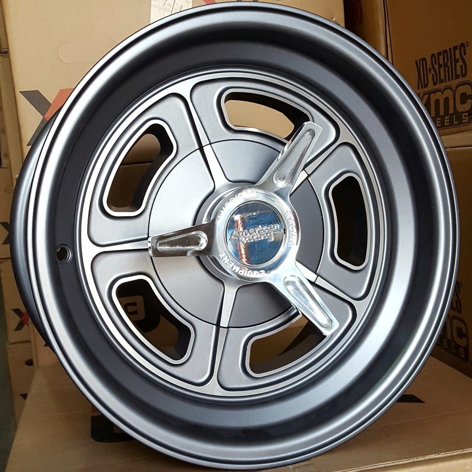 American Racing VN502 15X8 5X127 Mag Gray Machined