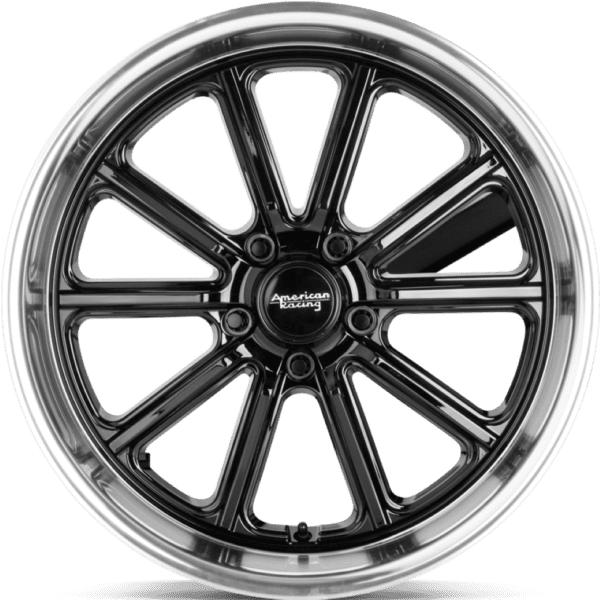 American Racing VN507 Rodder 18X8 5X114.3 Gloss Black W/Diamond Cut Lip