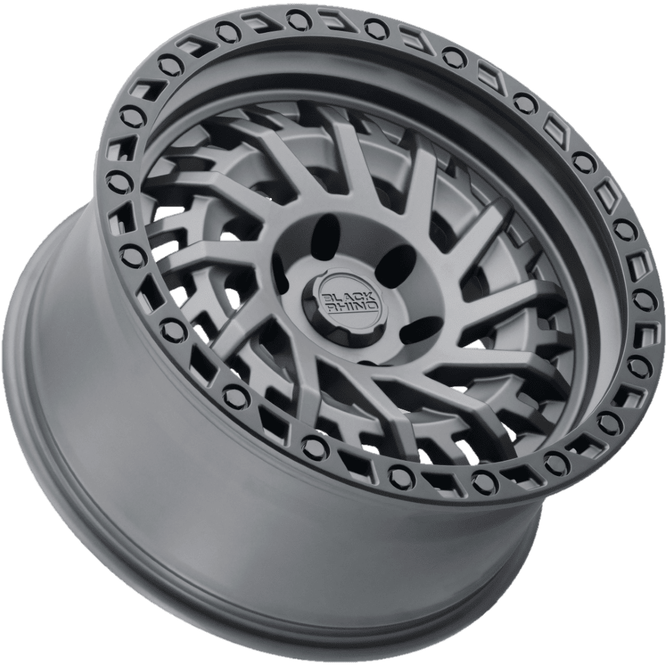 Black Rhino Shredder 17X9 6X139.7 Matte Black With Machined Dark Tint