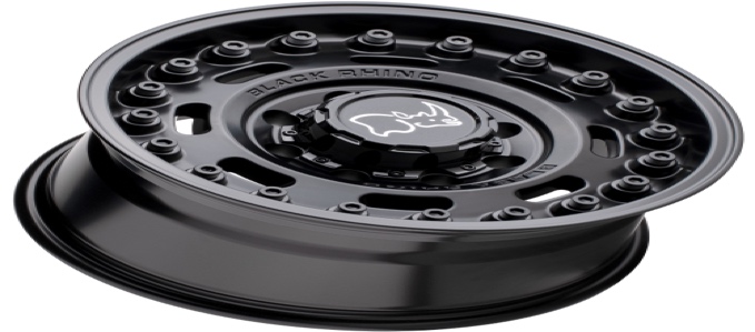 Black Rhino Axle 20X9.5 5X120 Matte Black