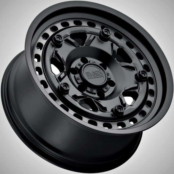 Black Rhino Grange 17X8.5 5X127 Matte Black With Machined Tint Clear