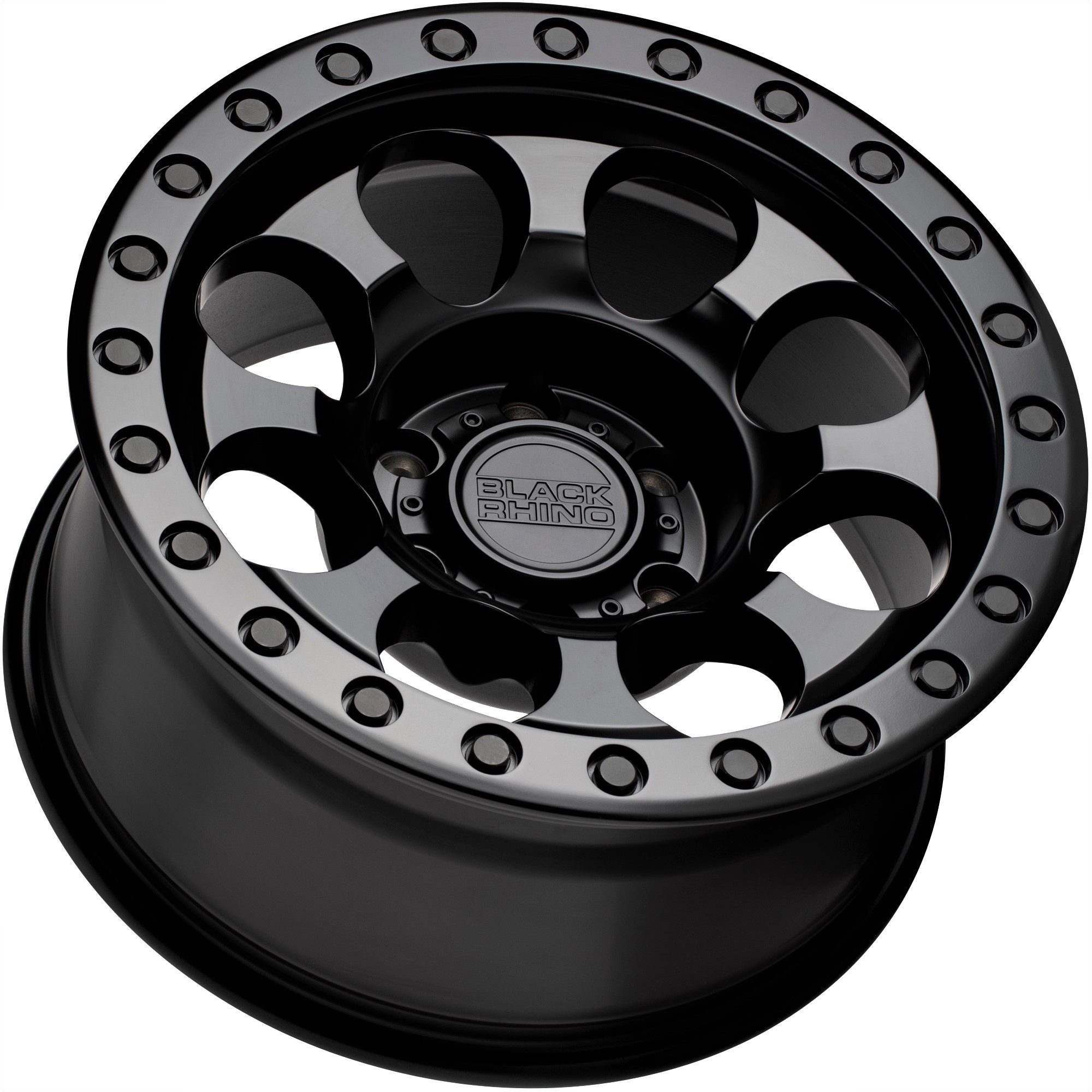 Black Rhino Riot 17X9 6X139.7 Matte Black W/Black Bolts
