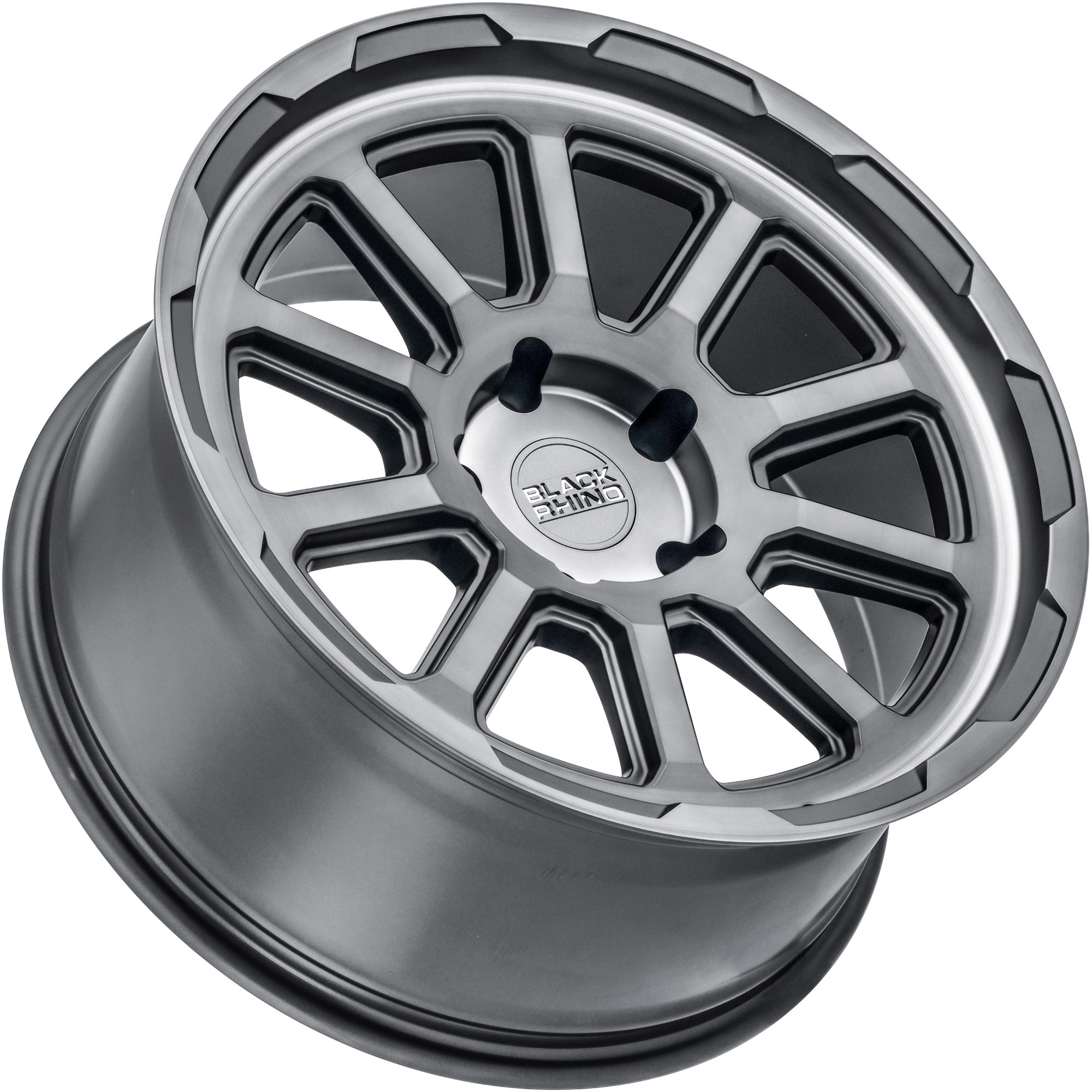 Black Rhino Kelso 17X9 5X127 Battleship Gray W/BLK Lip & BLK Bolts