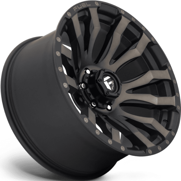 Fuel D674 Blitz 18X9 8X180 Matte Black Double Dark Tint