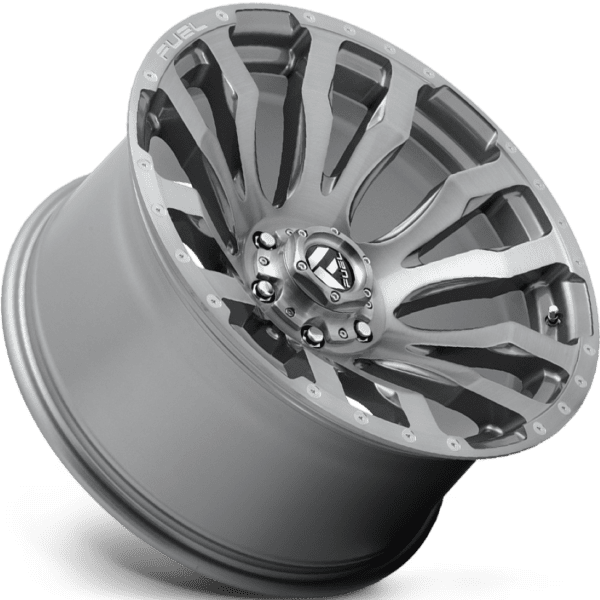 Fuel D693 Blitz 20X9 6X135 Brushed Gun Metal Tinted Clear