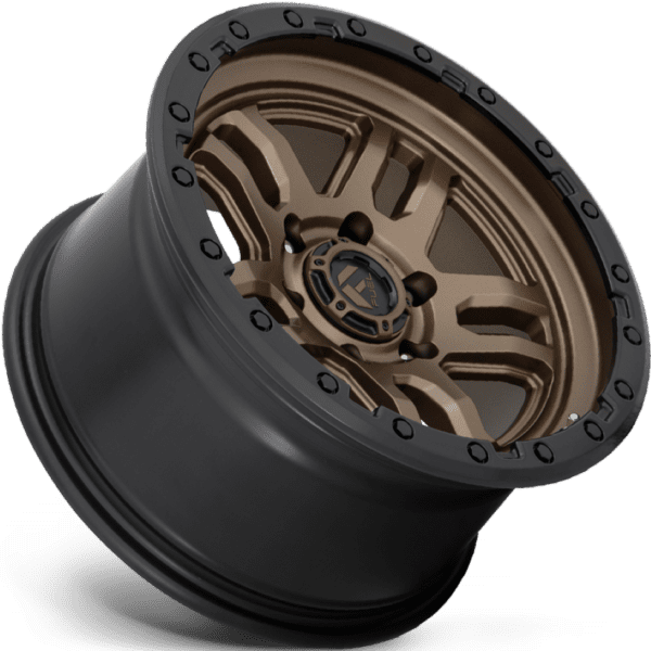 Fuel D702 Ammo 17X9 6X135 Off-Set 1 Matte Bronze With Black Bead Ring