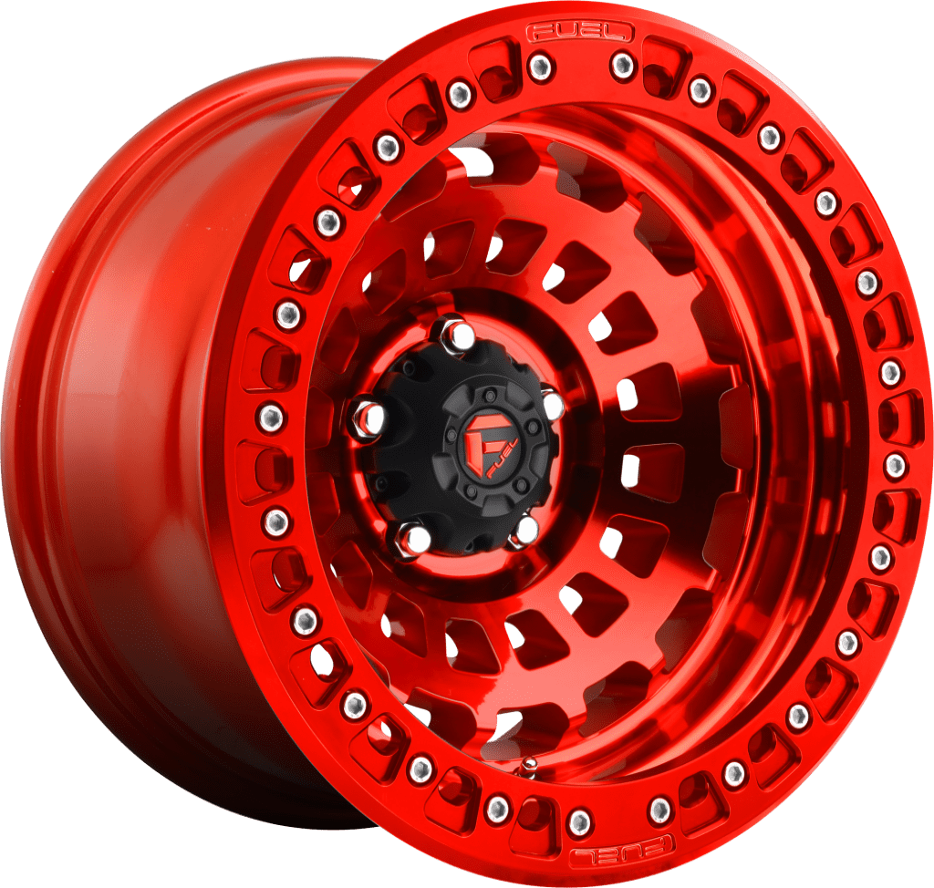 Fuel D100 Zephyr 17X9 5X127 Candy Red