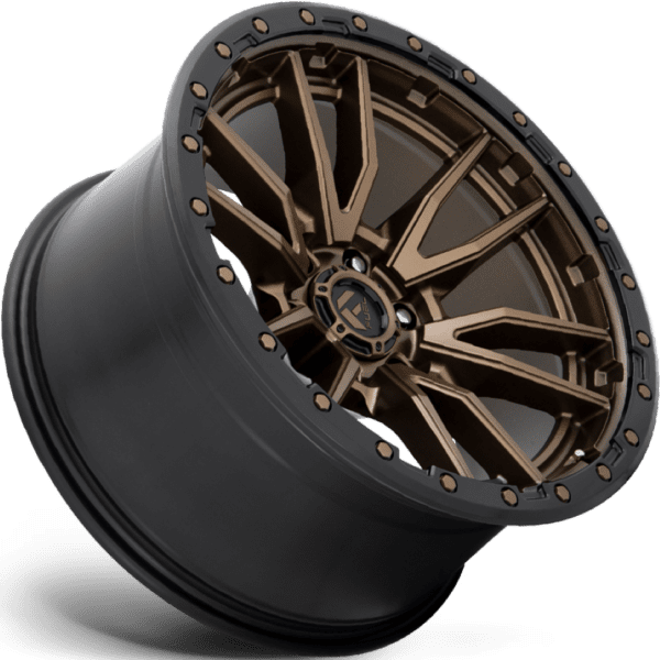 Fuel D681 Rebel6 20X9 6X139.7 Matte Bronze With Black Lip