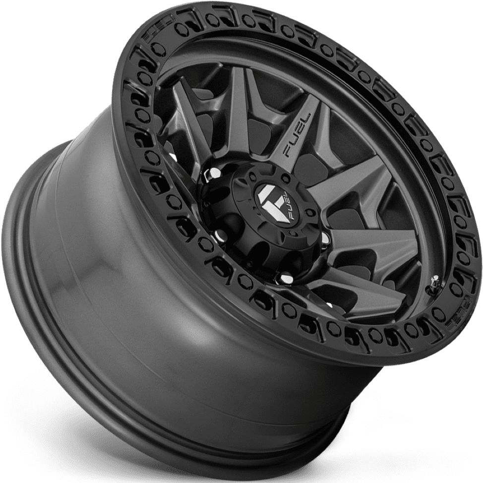Fuel D716 Covert 17X9 5X127 Matte Anth/ BK Ring