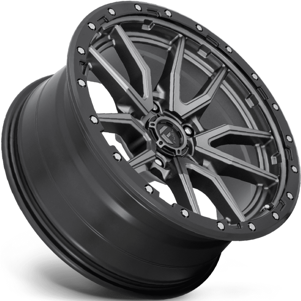 Fuel D680 Rebel5 17X9 5X127 Matte Anthracite With Black Ring