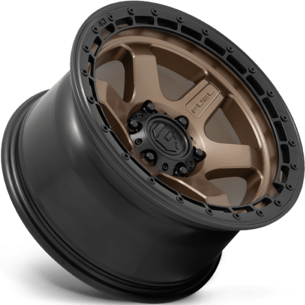 Fuel D751 Block 17X9 5X127 Matte Bronze With Black Ring