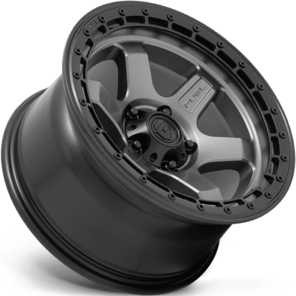 Fuel D752 Block 17X9 5X127 Matte Anthracite With Black Ring