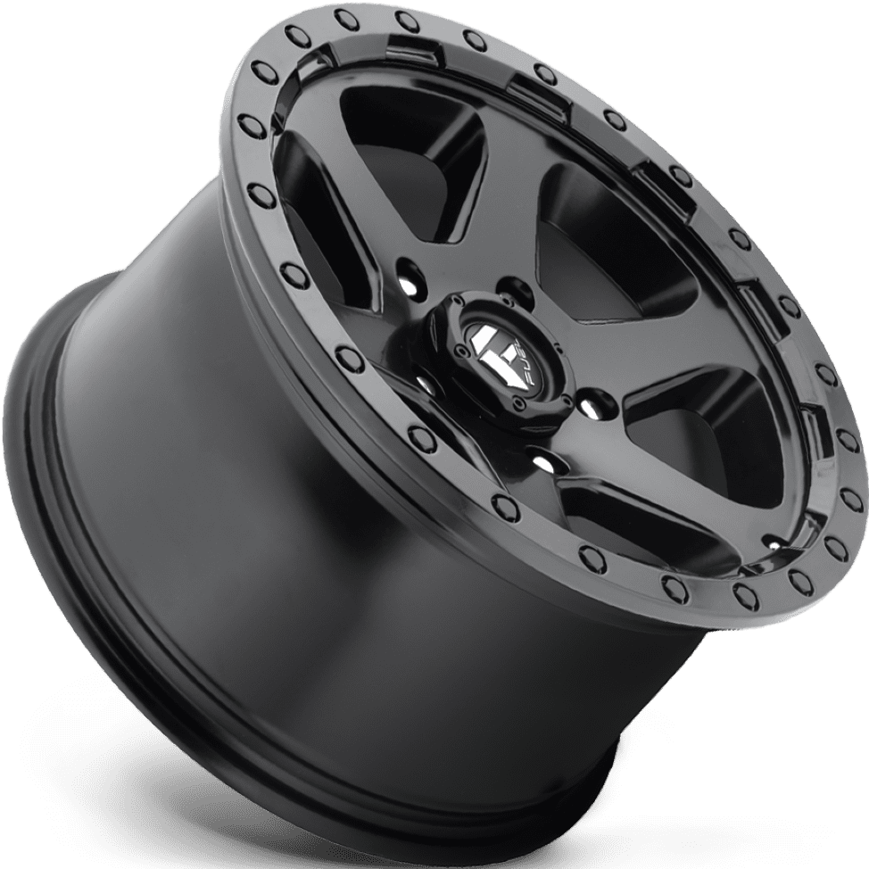 Fuel D589 Ripper 17X9 5X127 Matte Black Gloss Black Lip