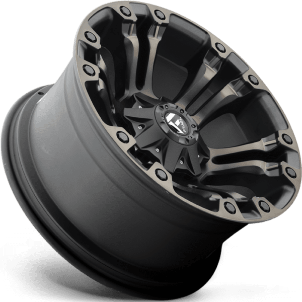 Fuel D569 Vapor 20X9 5X114.3 / 5X120 Matte Black Double Dark Tint