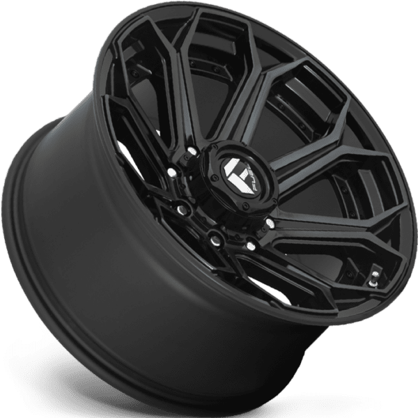 Fuel D704 Siege 20X10 8X165.1 Gloss Black Machined Double Dark Tint