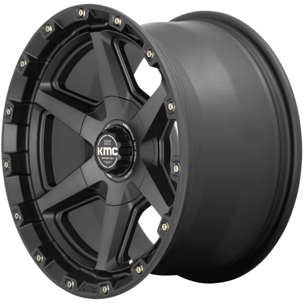 KMC Wheels KM101 Tempo 17X9 6X135 / 6X139.7 Off-Set -12 Satin Black With Gray Tint