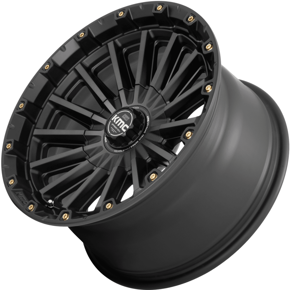 KMC Wheels KM102 Signal 17X9 6X135 / 6X139.7 Off-Set 0 Satin Black With Gray Tint