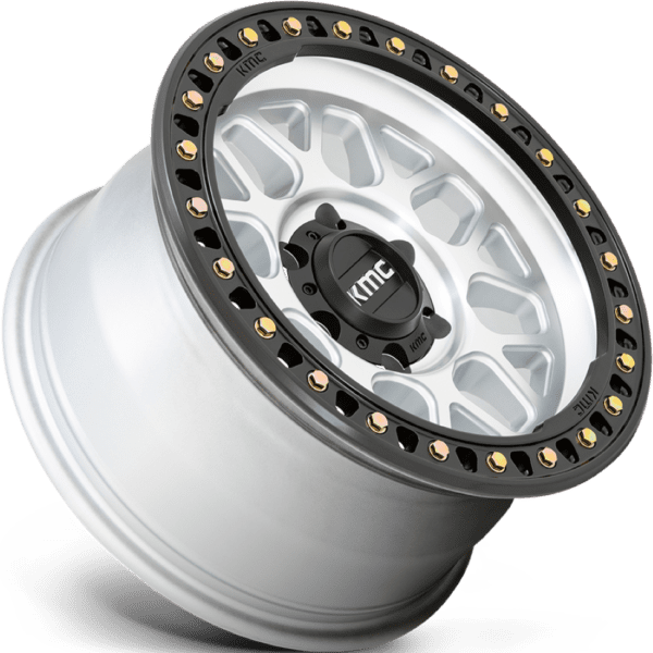 KMC Wheels KM549 GRS 20X9 6X139.7 Machined W/ Satin Black Lip
