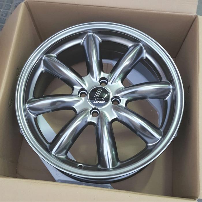 Lenso A03 17X7 4X100 Hyper Black