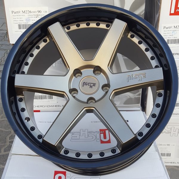 Niche M113 Altair 20X10.5 5X114.3 Matte Bronze With Gloss Black Lip