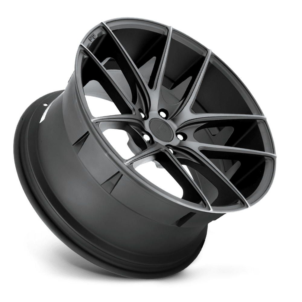Niche M130 Targa 18X8 5X112 Matte Black Double Dark Tint