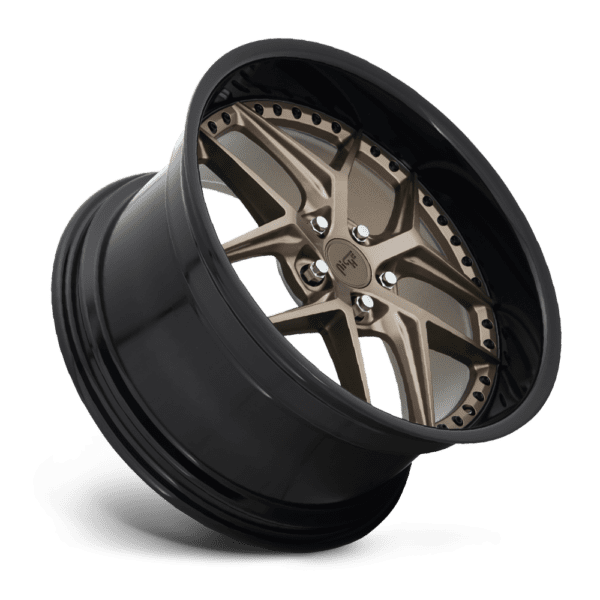 Niche M227 Vice 20X9 5X114.3 Matte Bronze With Gloss Black Lip